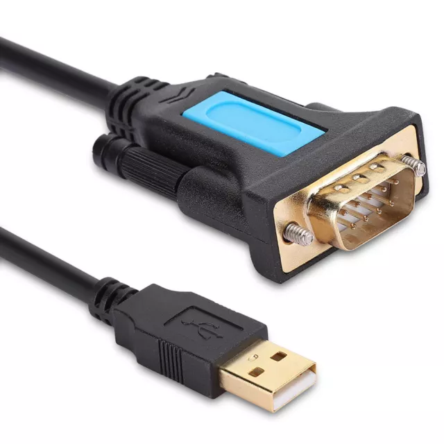 C0201 1M USB To RS232 Male Serial Port Cable For Desktop Connected Display CSO