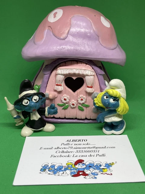 Puffi Smurfs Puffo Smurf Case Casa Di Puffetta Quattrocchi Puffetta