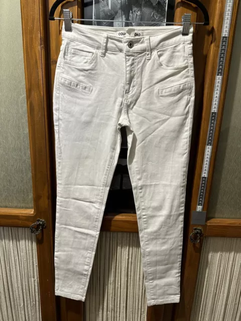 Country Road White Jeans Size 4 04 Uk 6 To 8 Womens Ladies Pants Denim Skinny