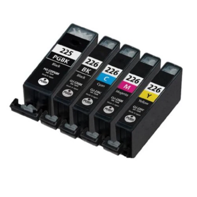 5x NEW INK WITH CHIP FOR CANON PGI-225BK CLI-226BK C/M/Y Canon Pixma MG5220 5320