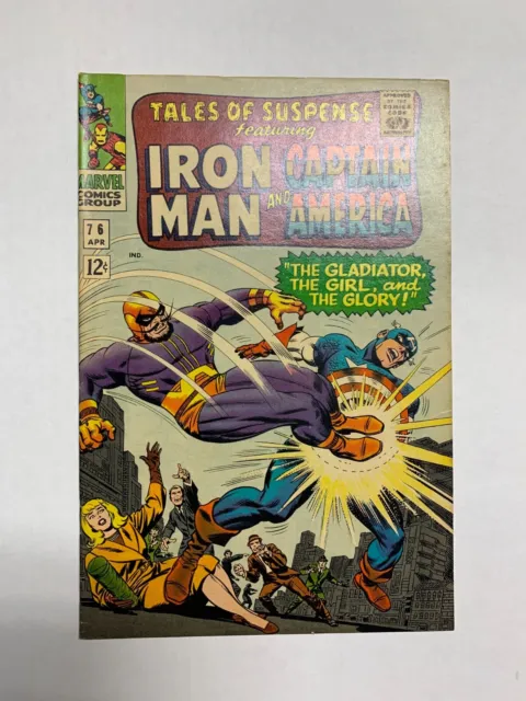 1966 Marvel Tales of Suspense Comic Book # 76 2nd Batroct App. 1st Cover App.