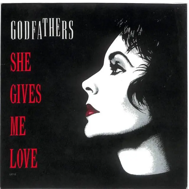 The Godfathers She Gives Me Love UK 7" Vinyl Record Single 1989 GFT4 Epic EX