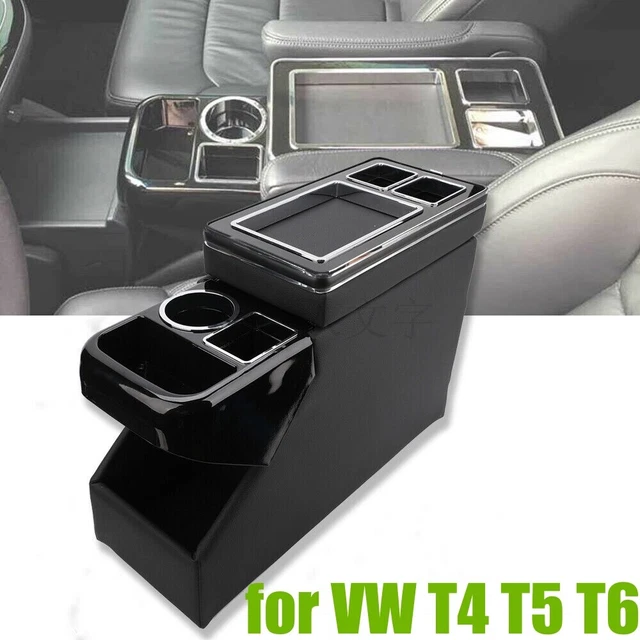 USB Mittelkonsole Staufach Storage Für VW T4/T5/T6 Multivan Console