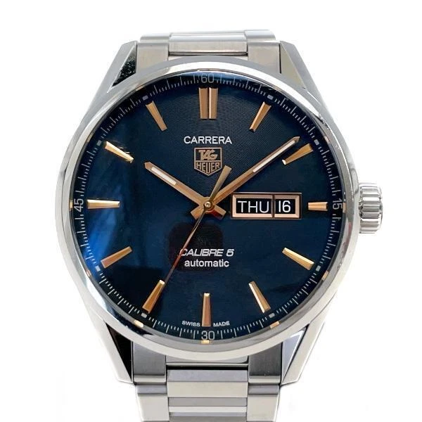 tag heuer carrera calibre 5 day date blue