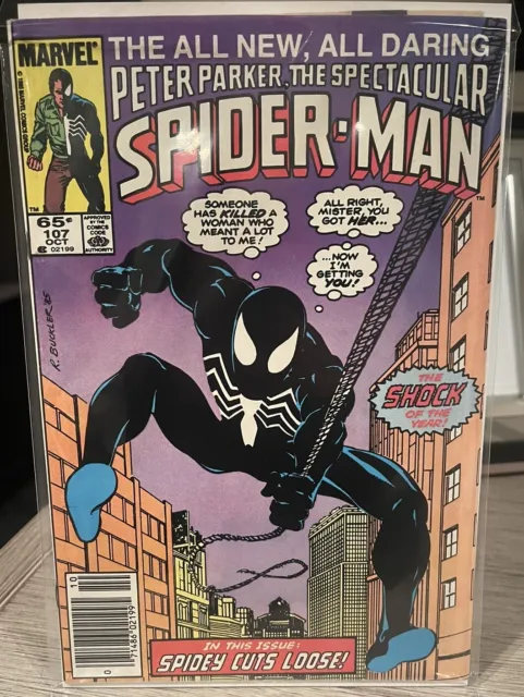 Peter Parker The Spectacular Spider-Man #107 Marvel Comics 1985