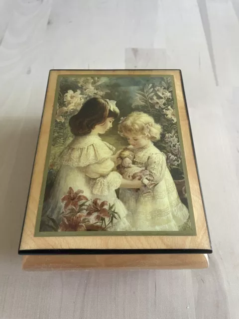 Brenda Burke Ercolano Music Box, Italy Hand Crafted  5 3/4" x 4 1/2" x 2 1/2"