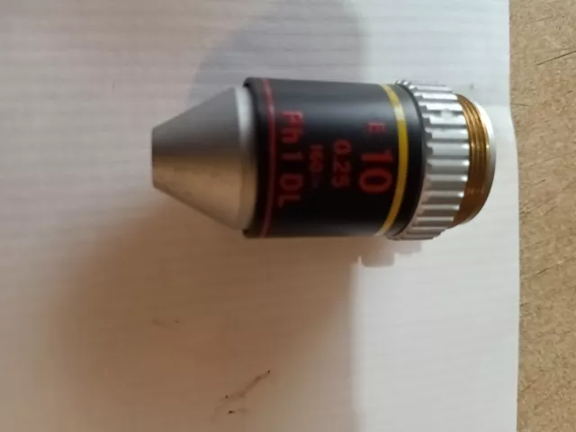 Nikon E 10 0.25 160/- Microscope Objective