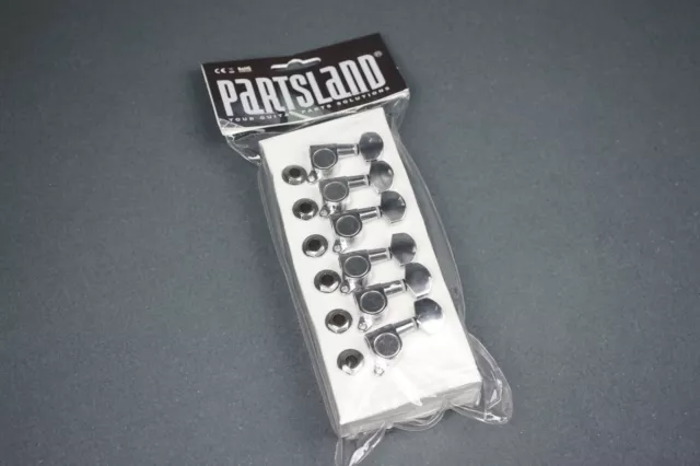 WSC Partsland J87-R6 Schaller Pin Style 6-In-Line Tuner Chrome