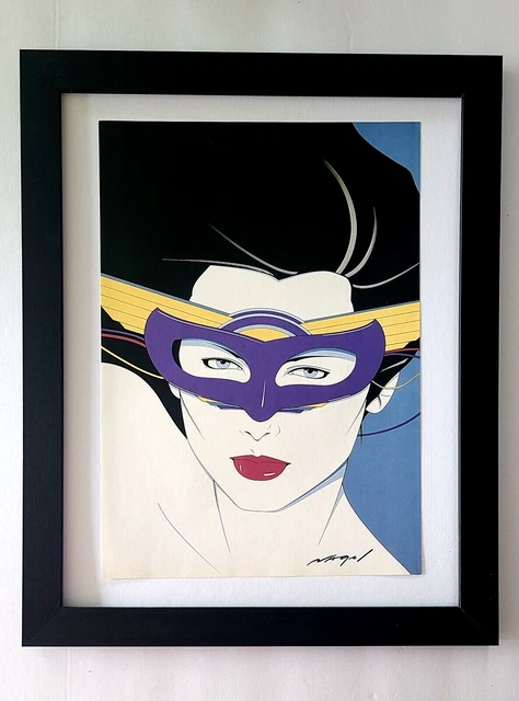 Patrick Nagel + Beautiful + Signed Print  + Framed
