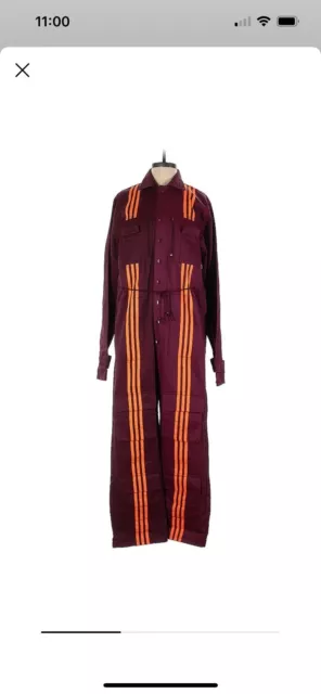 Ivy Park Adidas Maroon Jumpsuit Small NWTs $120