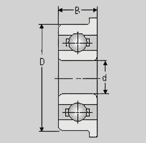 Pack De 4 Roulements Miniatures Axiaux 15x28x9mm - Acier Chromé Avec Rondelle - Neuf