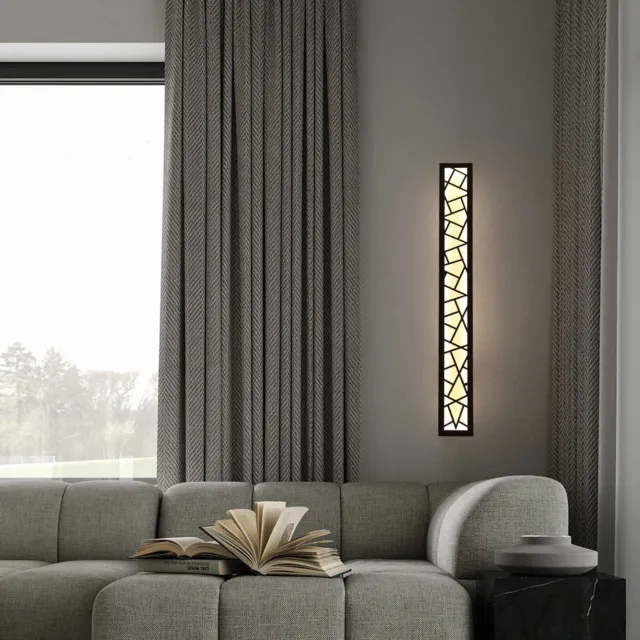 40W Luz de pared LED exterior impermeable exterior tira larga accesorio de pared