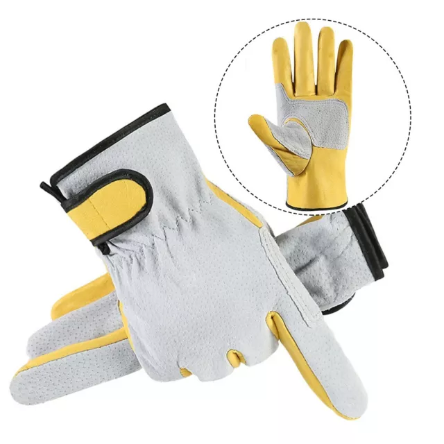 High Performance Leather Safety Gloves for Welding and Garden Protection