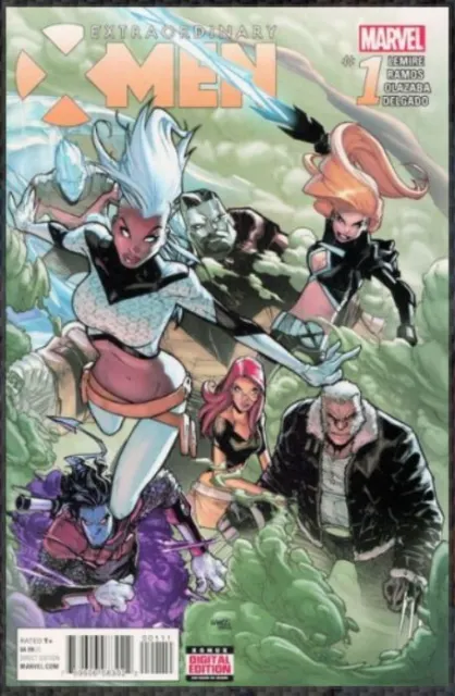Extraordinary X-Men #1 Humberto Ramos Cover Marvel Comics Old Man Logan Magick