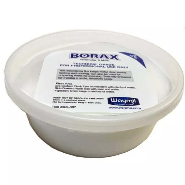 3lb Borax Granular Melting Gold Silver Flux Glaze Crucibles Dish - Borax Casting, Size: Large
