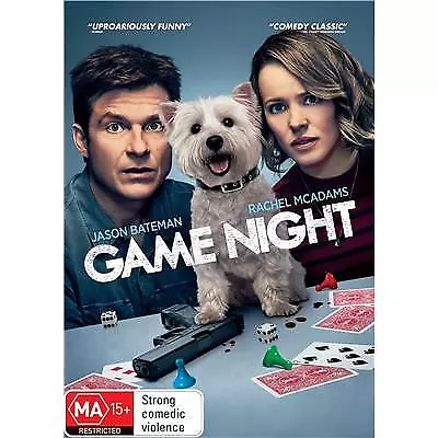 Game Night Dvd, New & Sealed, Region 4, 2018 Release, Free Post