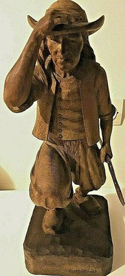 SIC du Jura chouan 35 cm,1960, statue Homme de Vendée BH8 