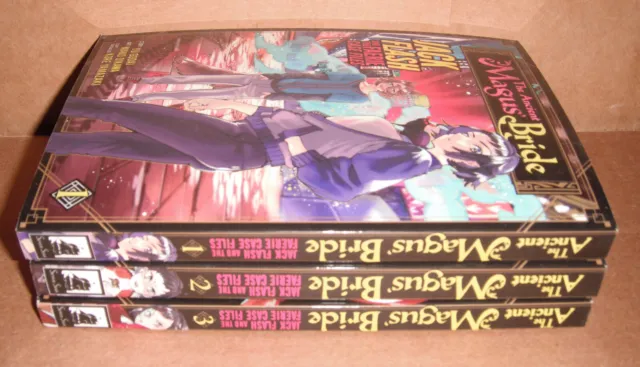 The Ancient Magus Bride Jack Flash and the Faerie Case Files Vol. 1,2,3 Manga