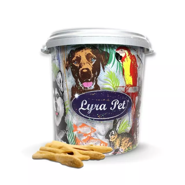 5 kg Ochsenschwanz 1 - 7 cm Kauartikel Hunde Leckerli Lyra Pet® in 30 L Tonne