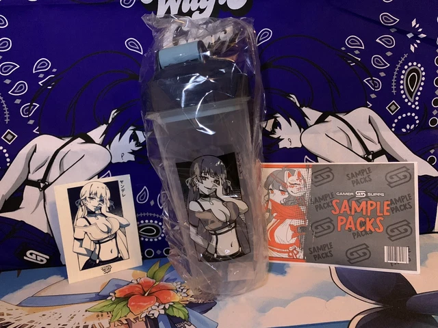 GamerSupps Waifu Cup S4.3 Yandere + pegatina + muestras + tarjeta de sabor