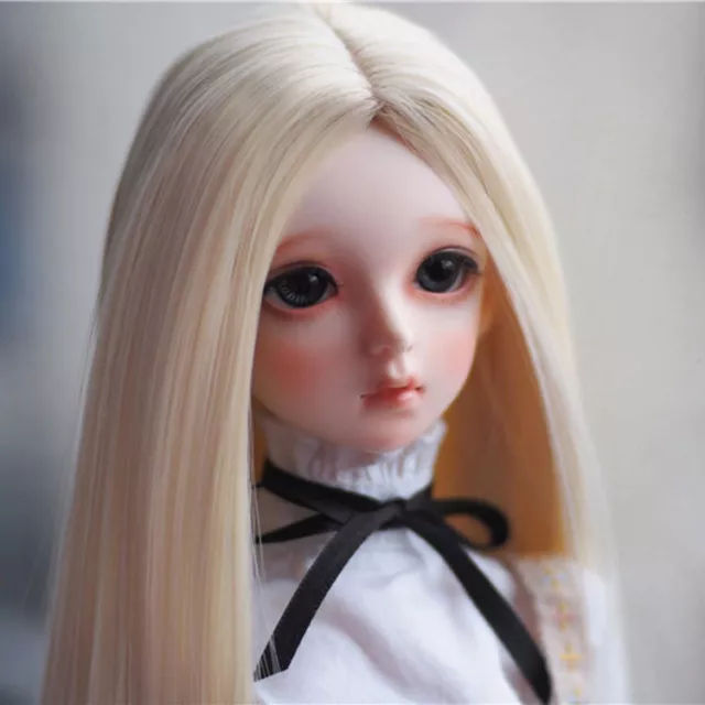 8-9 1/3 BJD Blonde Long Wig LUTS Doll SD DZ DOD MSD Dollfie Hair