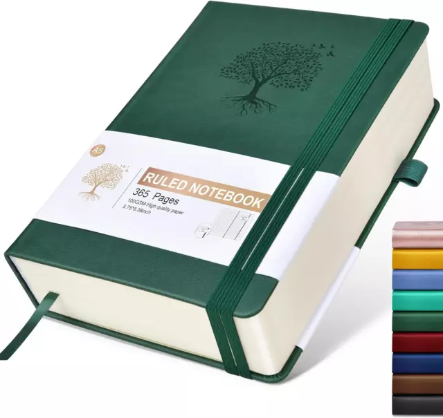 Lined Journal Notebook -365 Pages A5 Thick Journals for Writing Ruled Notebook,