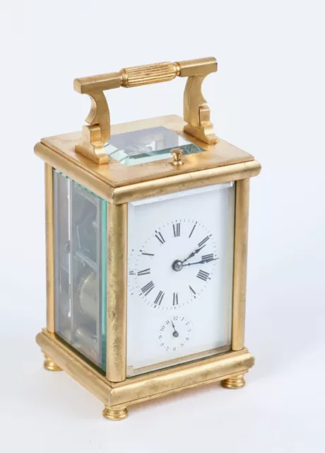 Antique vintage French Carriage Clock 1890-1900