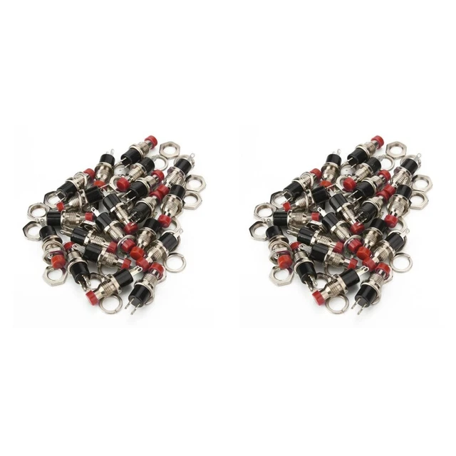 40 Pcs Button Microswitch Momentary Switch Horn Button Microswitch Micro Switch