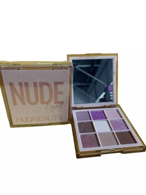 HUDA BEAUTY Nude Obsessions Eyeshadow Palette LIGHT NUDE NEW IN BOX