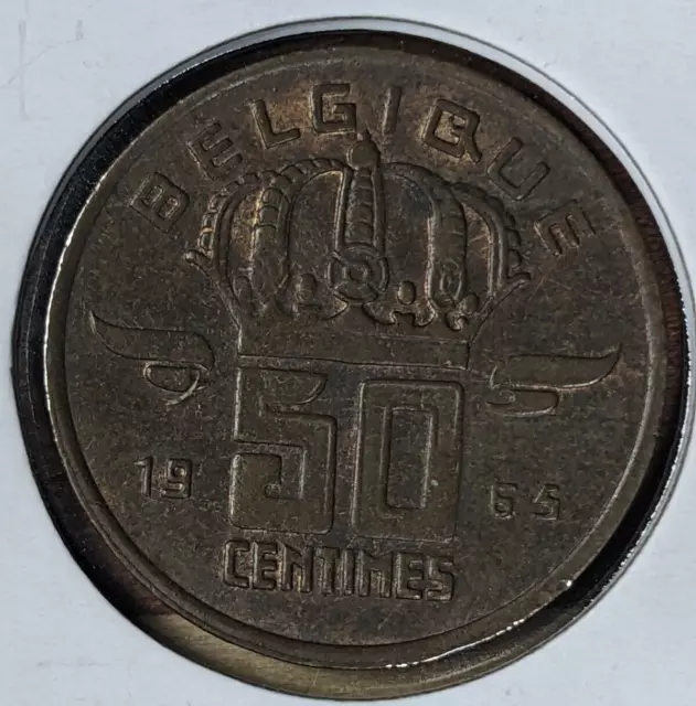 50 Centimes Belgium 1965  - World Coin