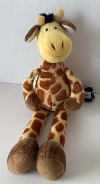 Nici Giraffe ca. 30 cm Stofftier Kuscheltier Schlenker blaues Nici-Schild