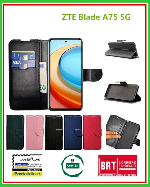 Cover Morbida Custodia Silicone Tpu Opaca Pre Zte Blade A75 5G Pellicola Vetro - Foto 9