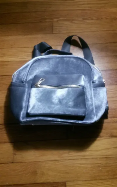 Girl Teen Women Suede Travel Backpack Satchel Hobo Tablet Laptop Bag Case Purse