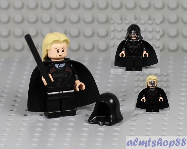 LEGO HARRY POTTER Lucius Malfoy Death Eater Mask Minifig Hogwarts