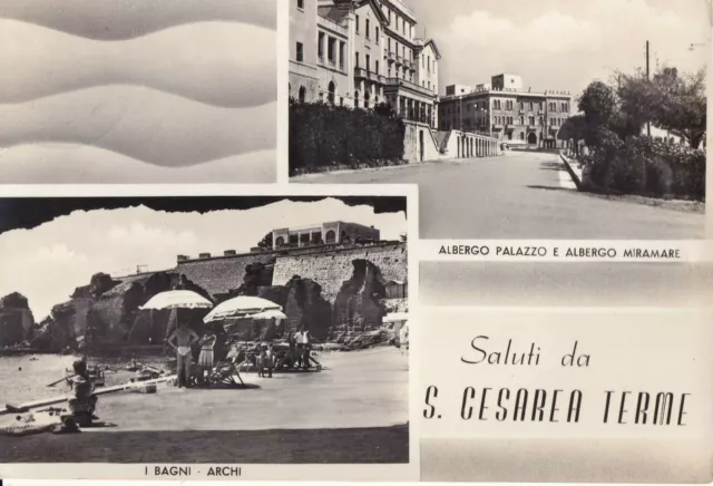 Santa Cesarea Terme - Cartolina viaggiata 1953 - Vedi foto