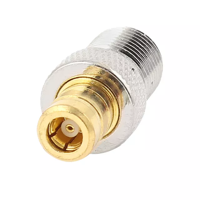 F Type Female to SMB Female Coaxial RF Connector Adapter