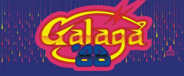 Galaga 88 Arcade Marquee/Sign (Dedicated (23" x 9")