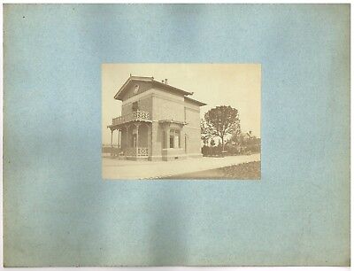 Braun Stereo Vintage Albumine c1865 ALLEMAGNE Lorch Maison ancienne Photo A 