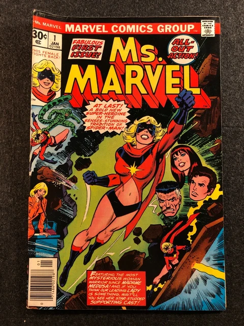 Ms. Marvel #1 VF+ (Marvel 1977) 1st Ms. Marvel Appearance (Carol Danvers)