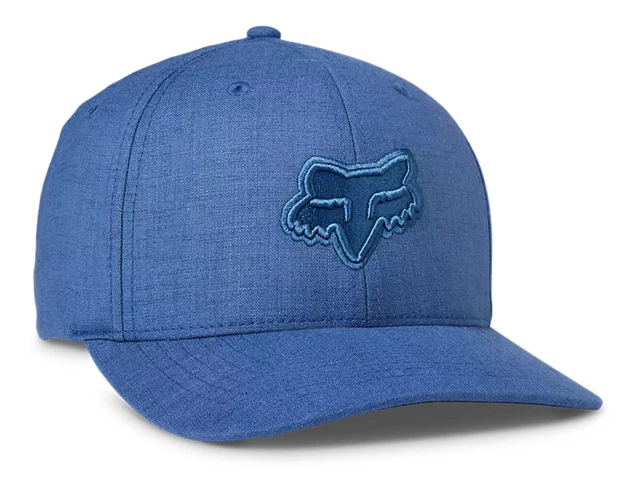 Fox Racing Transposition Flexfit Hat Heather Deep Cobalt