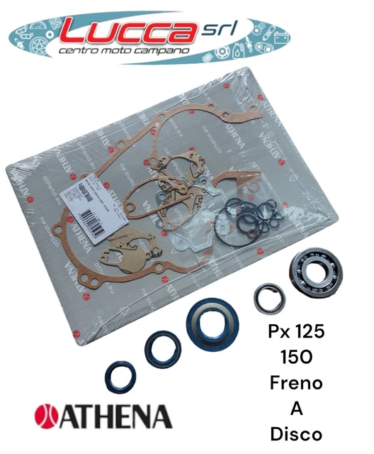 Kit Revisione Albero Motore Px Freno A Disco 2 Cuscinetti Guarnizioni Paraoli