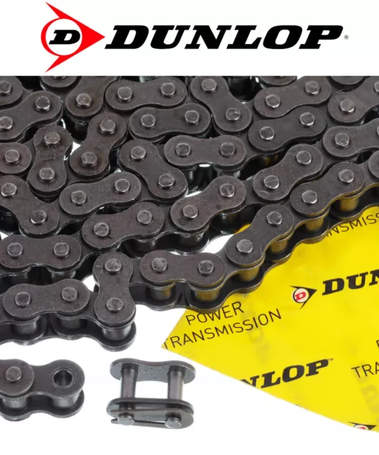 5 Mtr Box 08B-1 (Dunlop Branded) BS Roller Chain 1/2" Pitch + Connecting Link