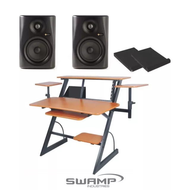 SWAMP Studio Workstation Package - 5" Studio Monitors - Black