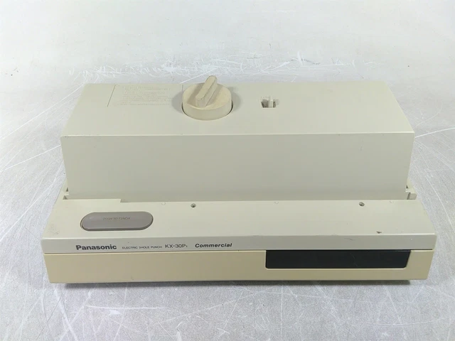 Panasonic KX-30P1 punzón eléctrico comercial 3 orificios guía sin papel