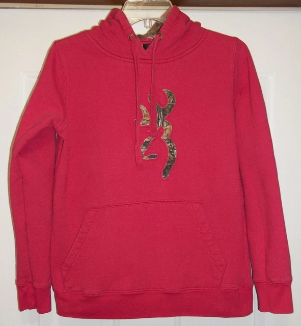 Pink browning hoodie hot sale