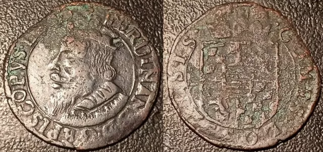 Liège - Ferdinand - liard 1612-1650 ! KM#40