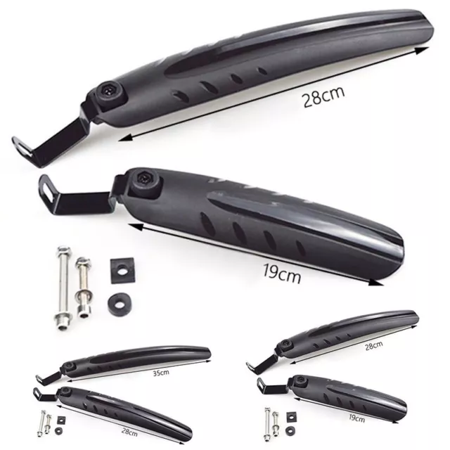 Practical Bike Folding Fender Mudguard Set Front & Rear 12 14/16 20 Inch