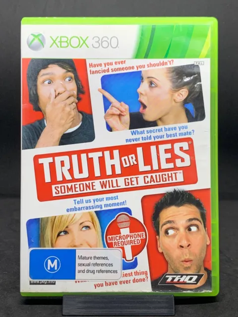 Truth or Lies Xbox 360 Microsoft PAL Complete