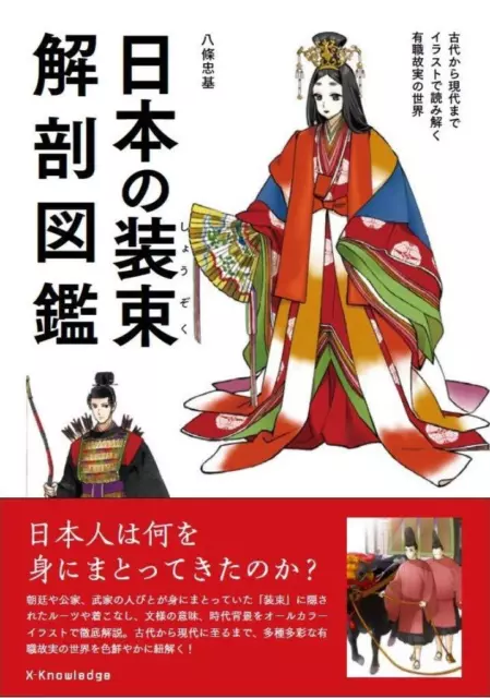 Japanese Costume Traditional Clothes Anatomical Book From Japan