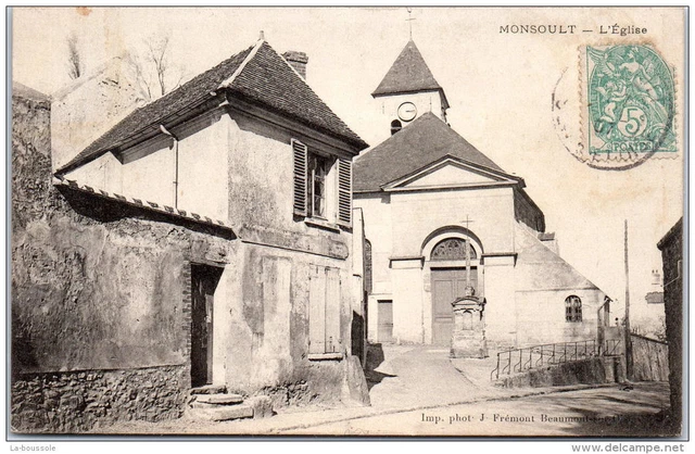 95 Monsoult --- l'eglise